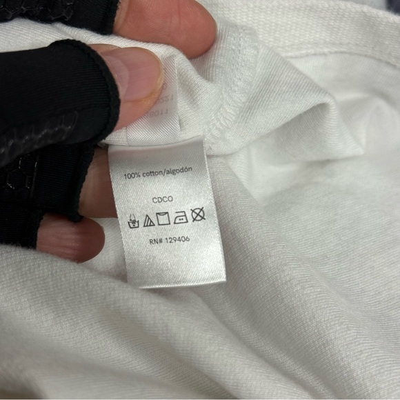 Venus Elegant White Embellished Tunic. Size Large. - Picture 7 of 9